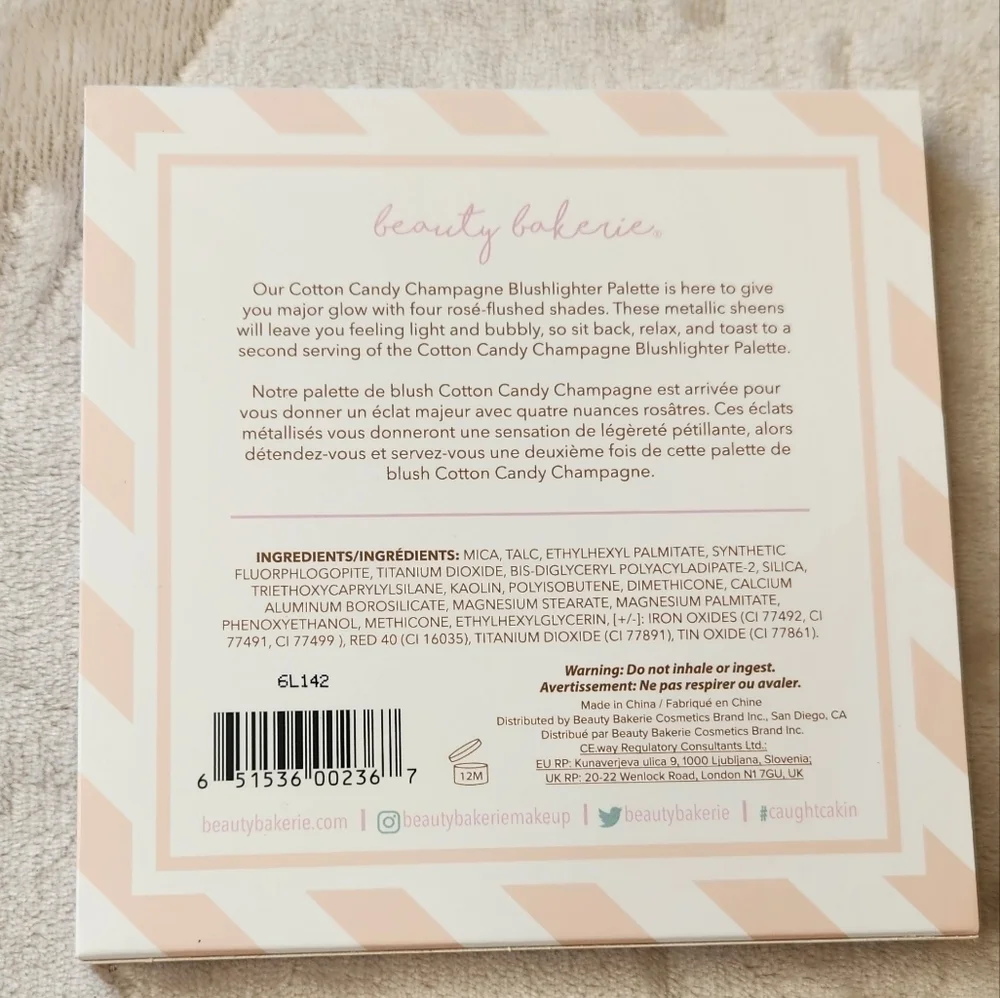 Beauty Bakerie Cotton Candy Champagne Blush Palette
